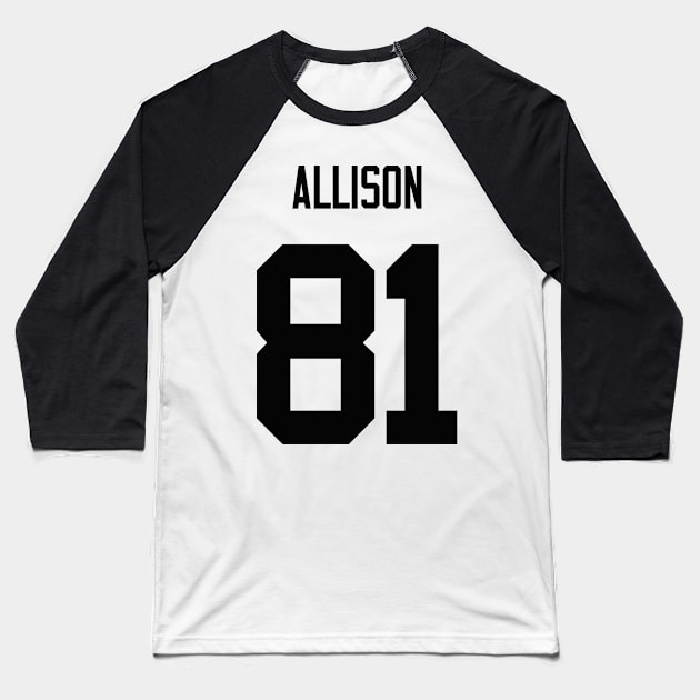 allison Baseball T-Shirt by telutiga